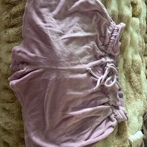Monrow Light Purple Lounge Shorts
